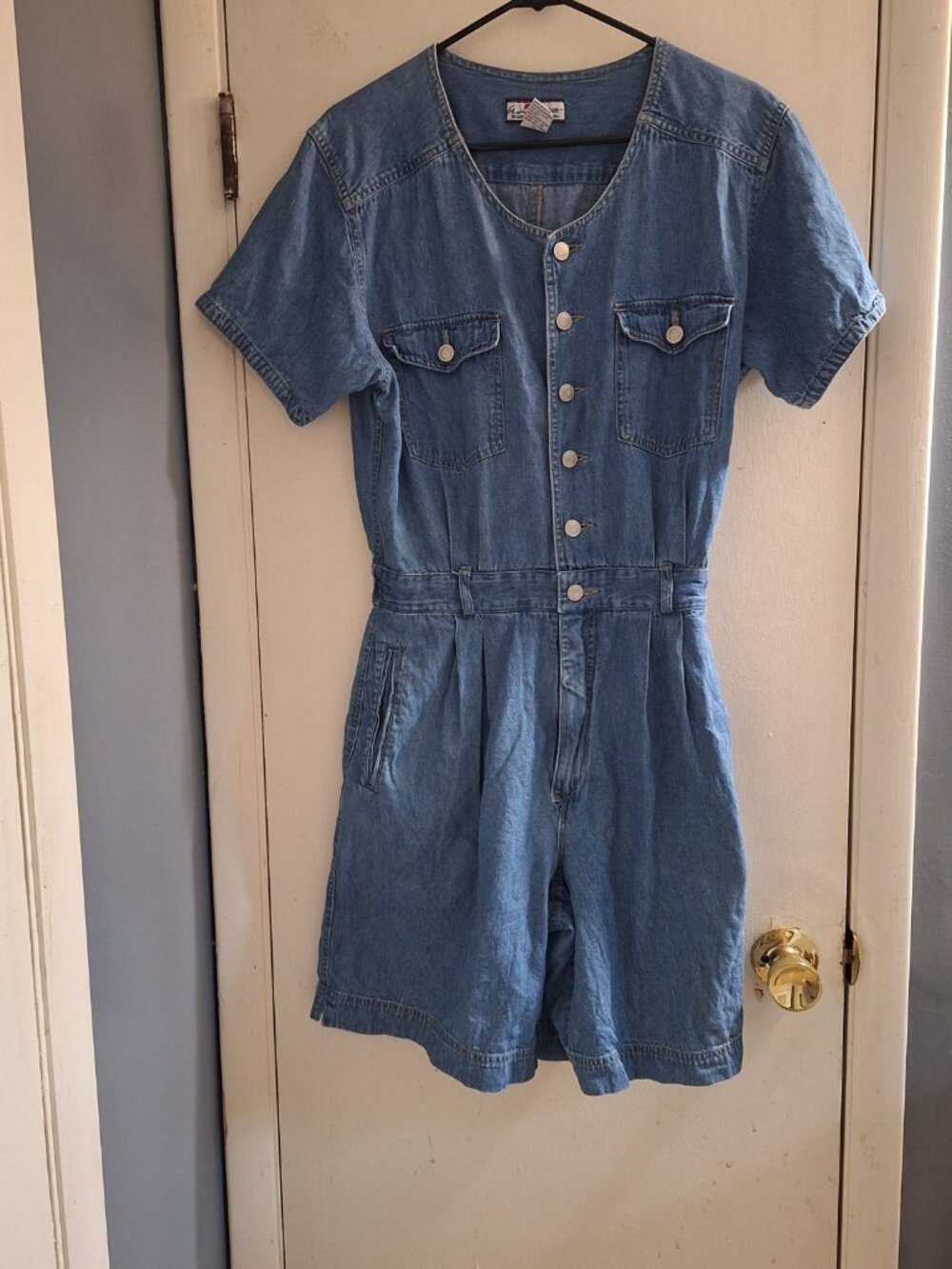 gloria vanderbilt romper LARGE